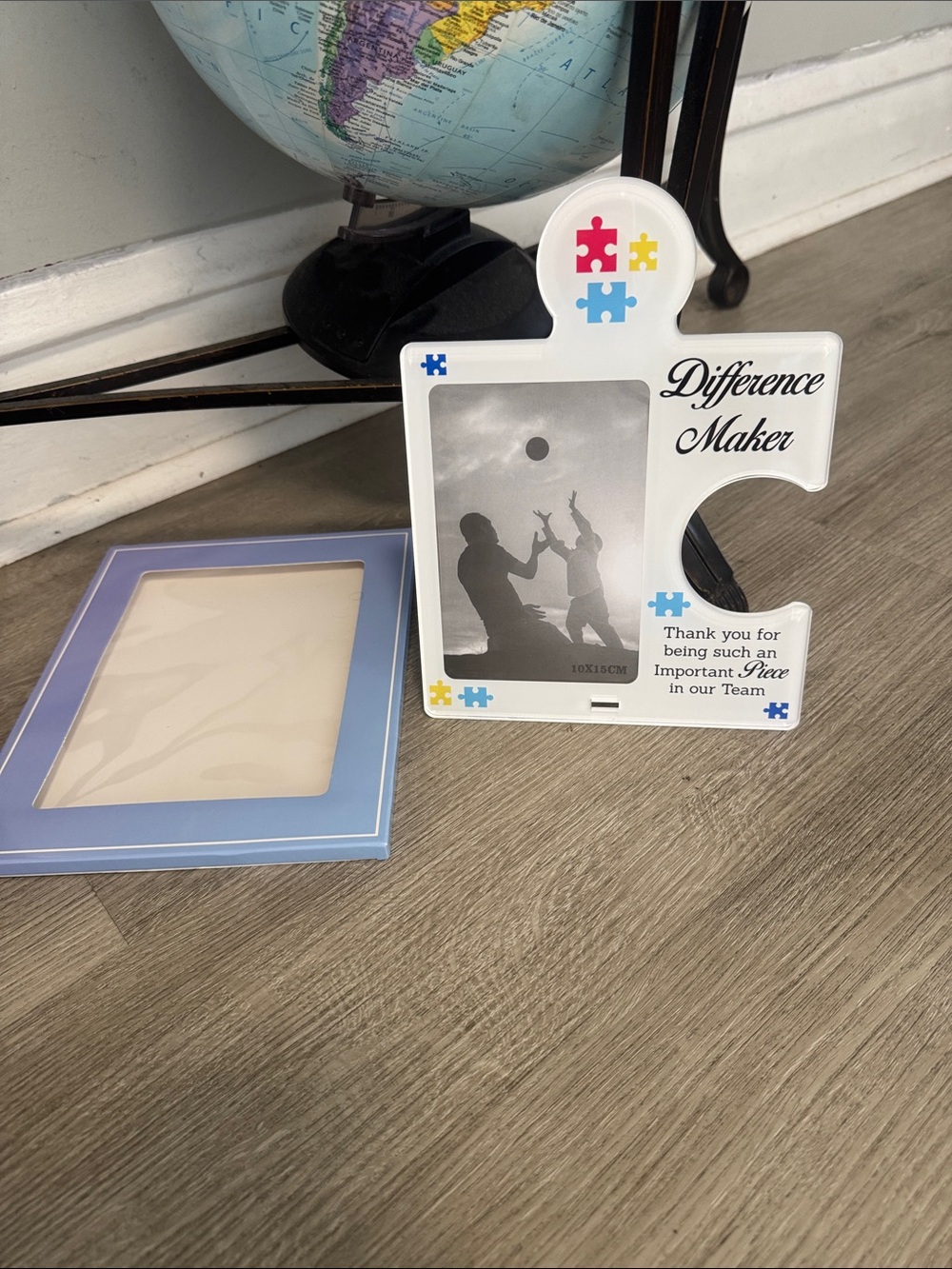 Difference Maker White Puzzle Piece Photo Frame - Appreciation Gift